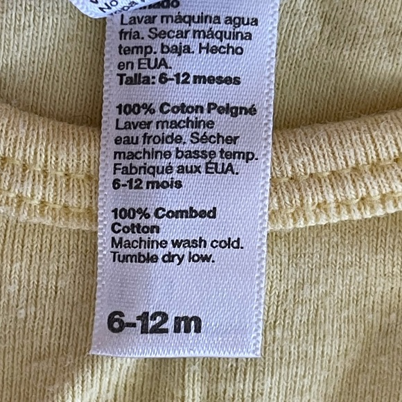 AMERICAN APPAREL | Good Intentions Yellow Onesie - Picture 3 of 7